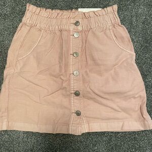 Super high rise pink AE skirt size 2
